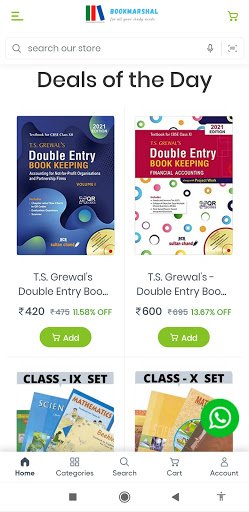 Android application Zetse - Online School Store screenshort
