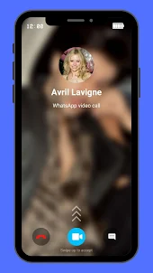 Avril Lavigne Fake Video Call