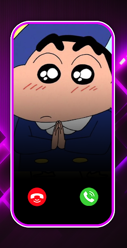 Crayon Shin Chan Fake Call Screen 2