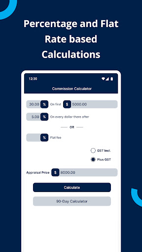 Harcourts Pinnacle Calculator Screen 2