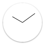 Flat design clock W -MeClock icon