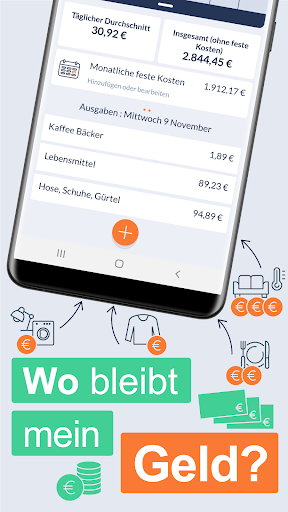 Android application Wirtschaftsrechnung screenshort