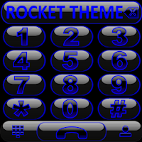 Theme Glow Blue Rocketdial