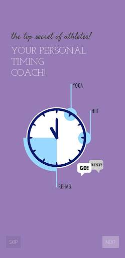 Android application O'Coach - Custom Workout Timer screenshort
