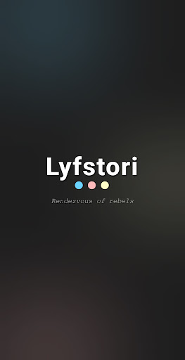Android application Lyfstori - Speak your mind screenshort