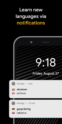 Android application VocApp: Learn English screenshort