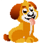 Cover Image of ดาวน์โหลด Dogs Color by Number - Pixel Art, Sandbox Coloring 2.5 APK