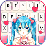 Cute School Girl Keyboard Theme Apk
