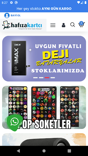 Android application Hafızakartcı screenshort