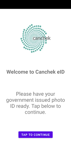 Android application Canchek eID screenshort