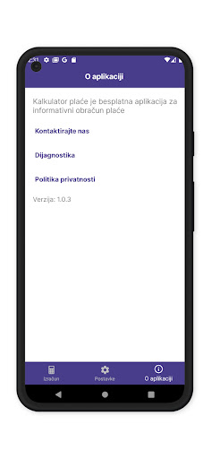 Kalkulator Plaće Screen 3