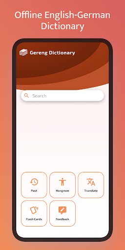Android application Gereng German to English screenshort