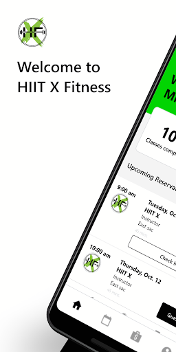 Android application HIIT X screenshort