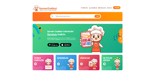Sunum Caddesi -Yemek Tarifleri Screenshot