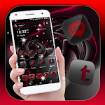 Cover Image of Télécharger Red Black Launcher Theme 3.0 APK