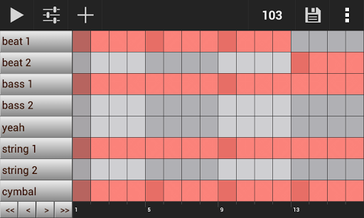 Android application GrooveMixer Beat Maker screenshort