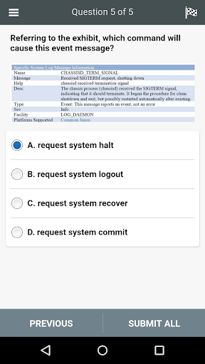 JN0-103 All-in-One Exam Screen 3