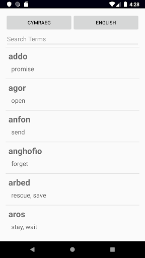 Welsh Verb Blitz Pro Screen 2
