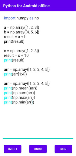 Python on Android offline Screen 3