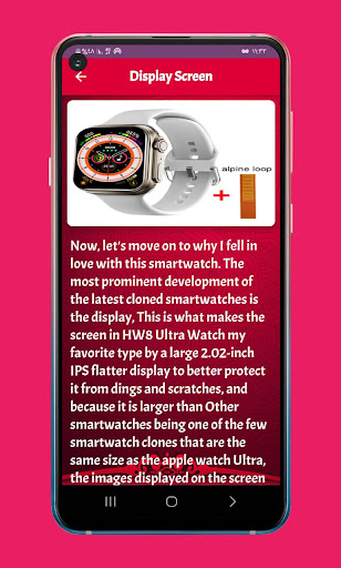 Bw8 ultra smartwatch guide Screen 2