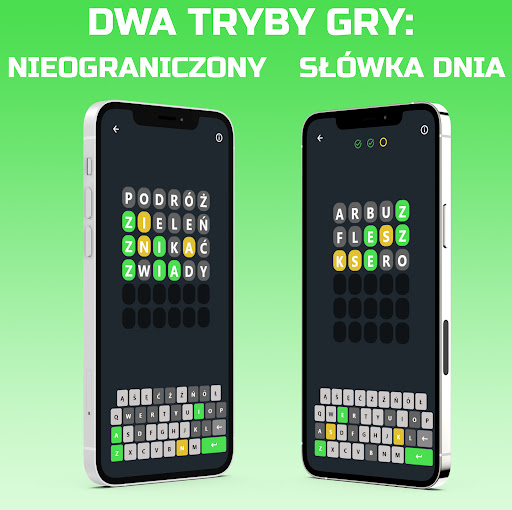 Android application Słowotok - polska gra Wordle screenshort