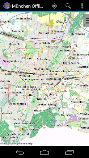 Android application Munich Offline City Map Lite screenshort