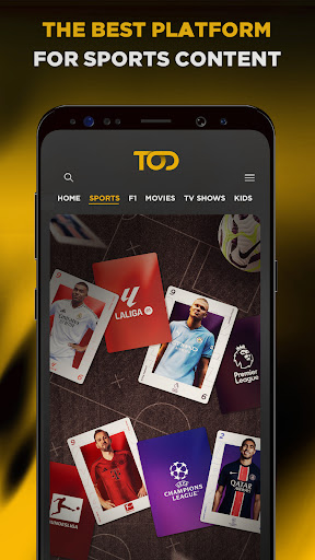 Android application TOD - Watch Football & Movies screenshort