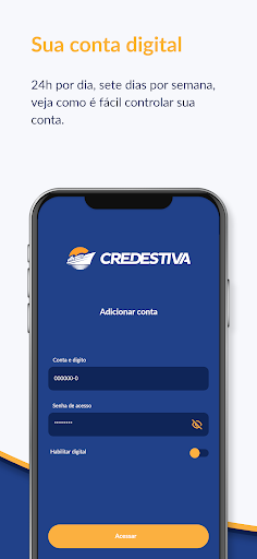 Android application Credestiva screenshort