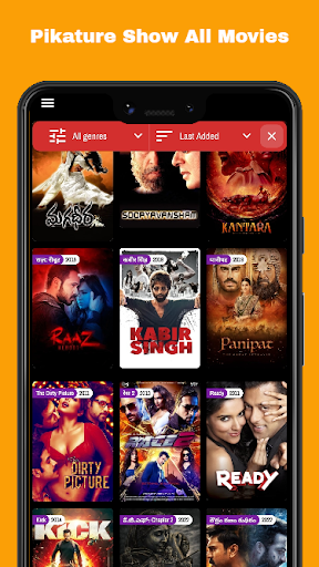 Picture show Hindi Movie App Screen 2