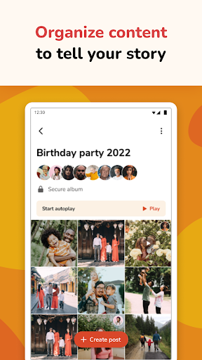 Yourstotell Family Photo Album Screen 3