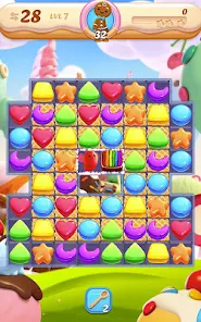 Sweet Tooth Town, Free Online Match 3 Puzzle Game