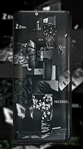 Captura de Pantalla 12 Fondo pantalla estéticos negro android