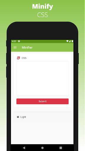 Minifier - Minify HTML CSS JS Screen 3