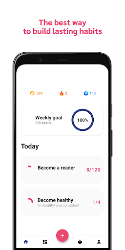 Android application Systemize — Habit Tracker screenshort