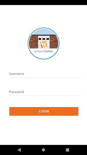 Android application Techpro Control screenshort