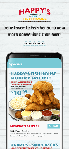 Android application Happy's Fish House screenshort