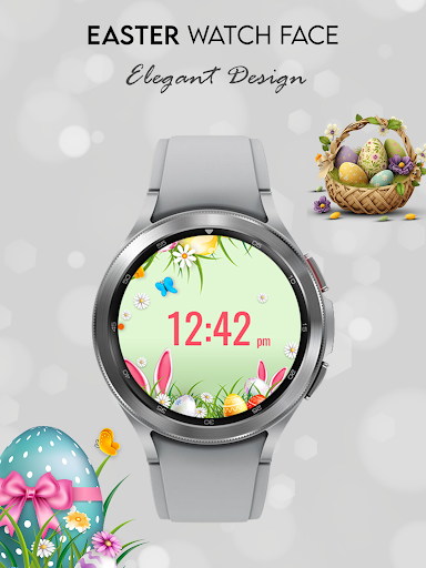 Android application Easter Watch Face screenshort