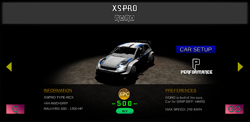 SPRO RALLY Screen 2