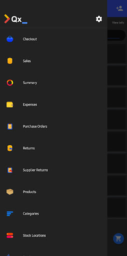 Android application Qx Biz screenshort
