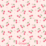 Cover Image of Unduh 카카오톡 테마 - 상큼 체리와 벚꽃 패턴  APK