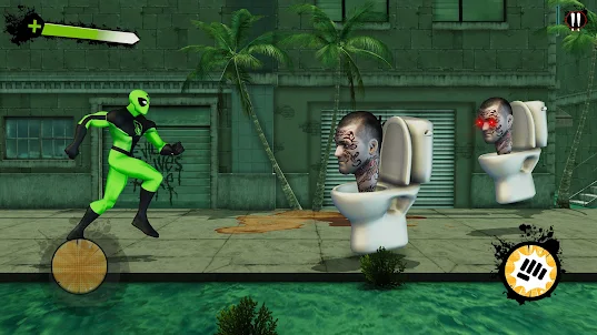 Toilet Sink Man vs Spider Hero