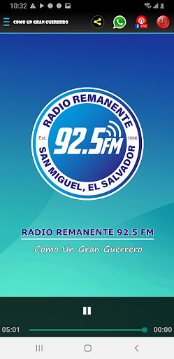 Android application Radio Remanente 92.5 FM screenshort