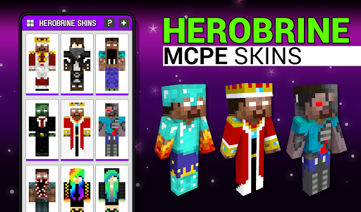 Herobrine Skins For MCPE GLSP