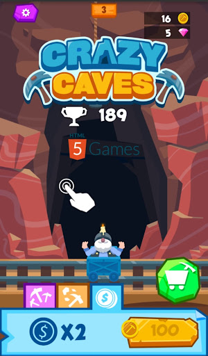 Android application cave madness screenshort