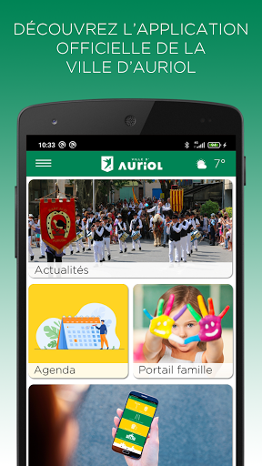 Android application Ville d'Auriol screenshort