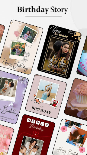 Android application Birthday Collage Maker & Edit screenshort