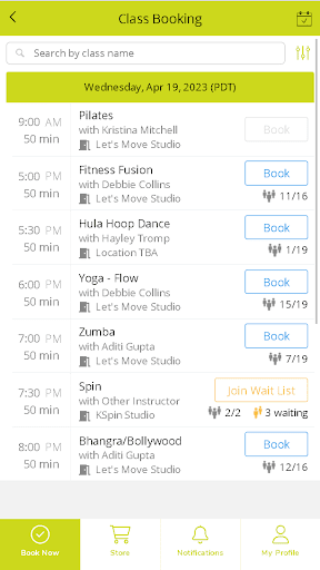 Lets Move Studio Screen 3