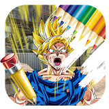Super Saiyan Coloring Game icon