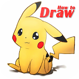 How to Draw Pikachu icon