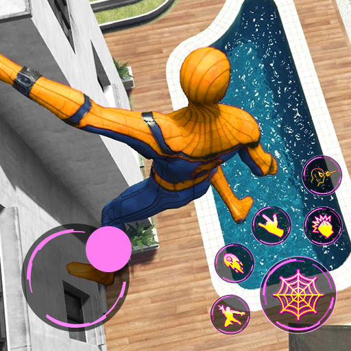 Superhero Fighting Rope Game